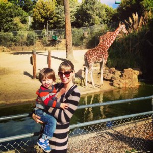 We finally spotted someone taller than dad. (FYI--Dean is 6'5)