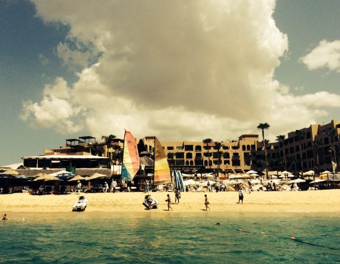 Medano Beach outside downtown Cabo